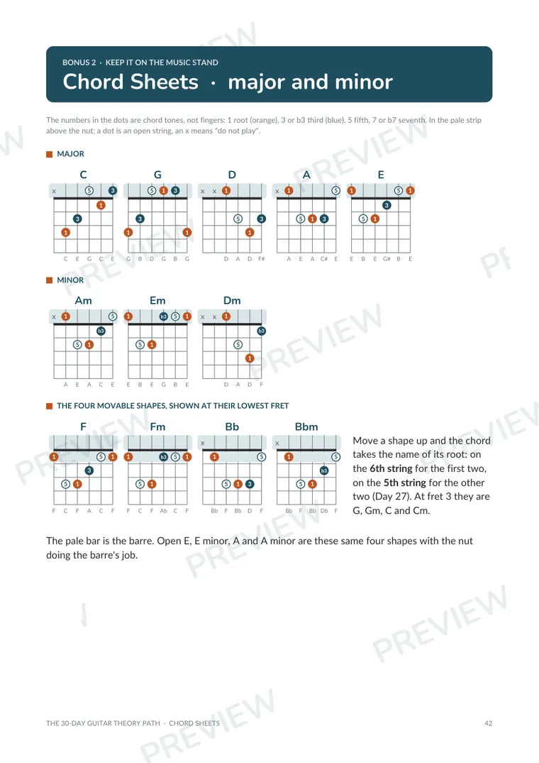 The 30-Day Guitar Theory Path