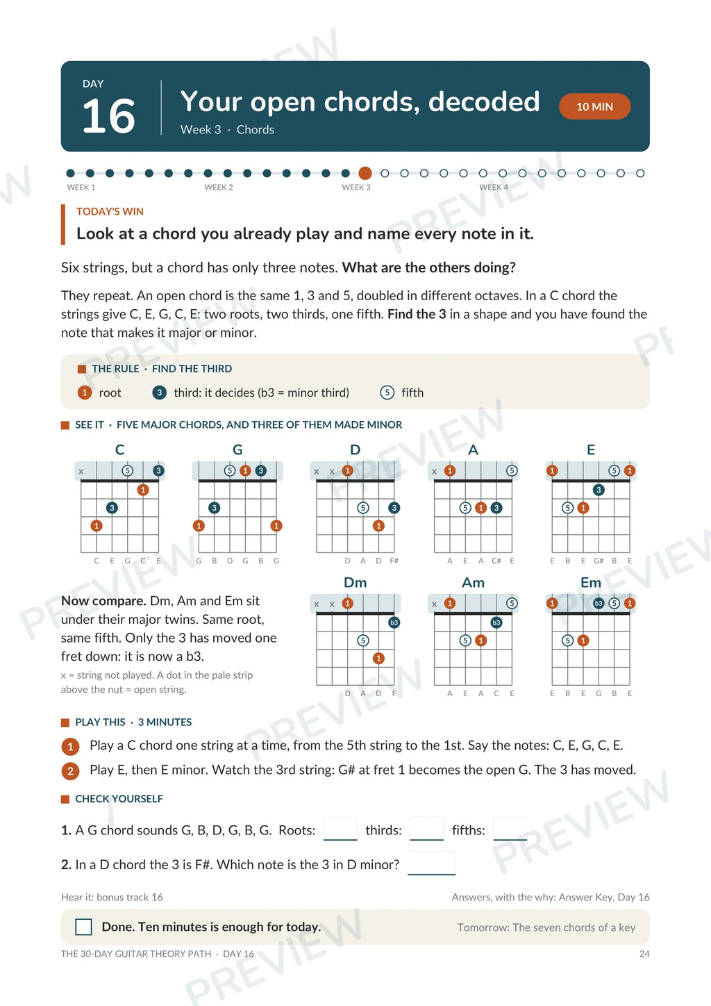 The 30-Day Guitar Theory Path